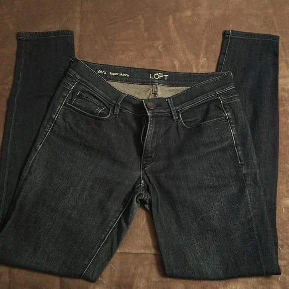 LOFT Super Skinny Jeans - Picture 2 of 4